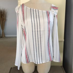 Express asymmetrical stripe top 🛍3 for $45